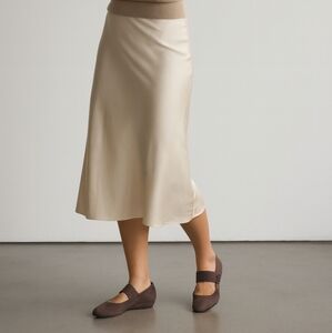 Vaneli Suede Wedge Pearl Taupe Leather 9 Mary Jane